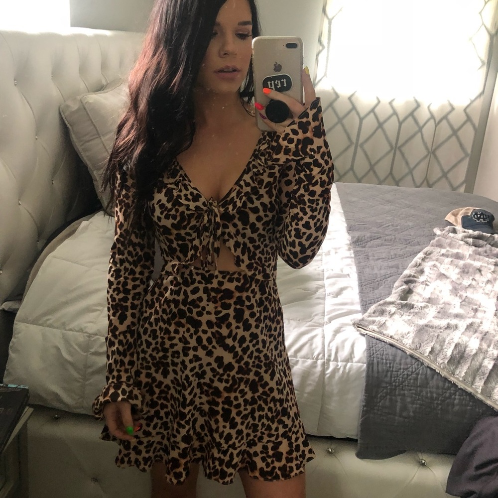 For Love & Lemons Leopard Dress